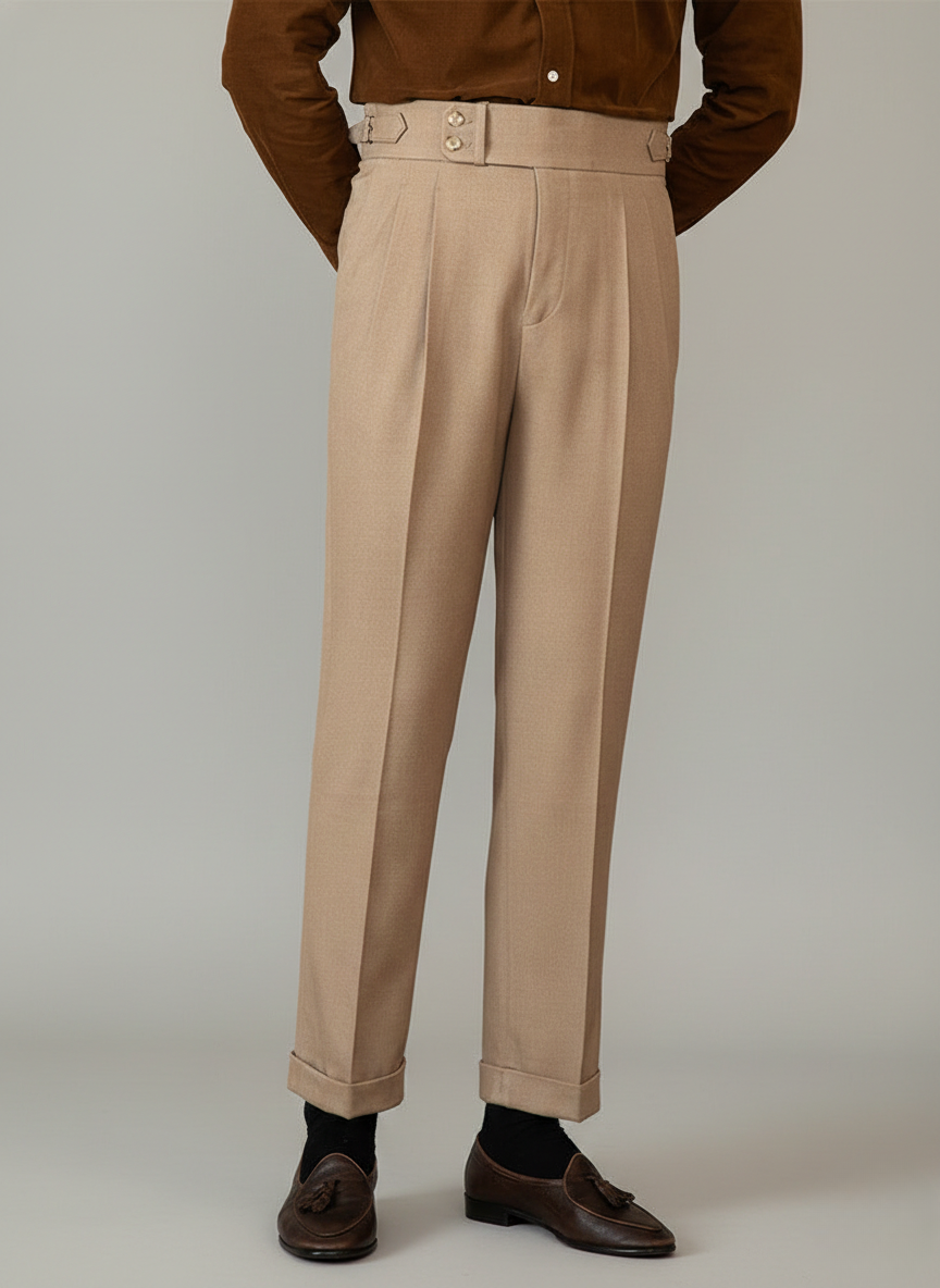Luke | Men’s Straight Leg Tailored Trousers