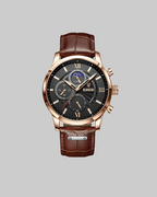 Benedict | Men’s Sun Moon Chronograph Watch
