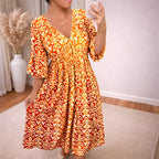 Women's A-Line V-Neck Maxi Dress — view 6