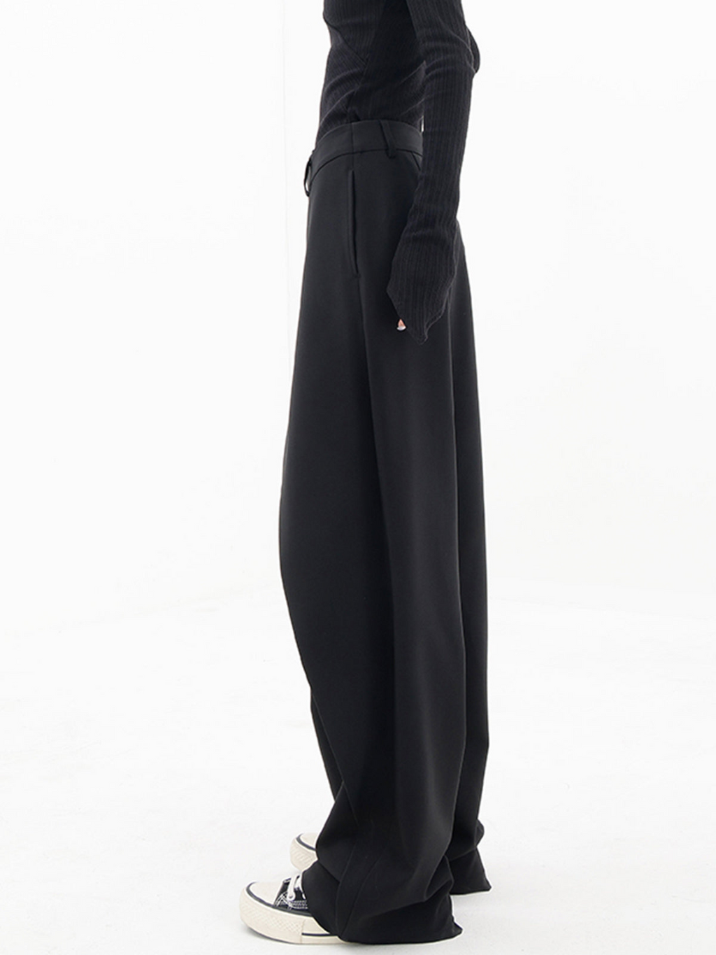 Maelys | Women’s Cross-Front Drape Palazzo Pants — TOPNEWPLACE (view 7)