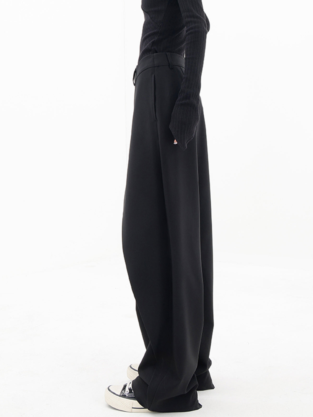 Maelys | Women’s Cross-Front Drape Palazzo Pants — TOPNEWPLACE (view 7)