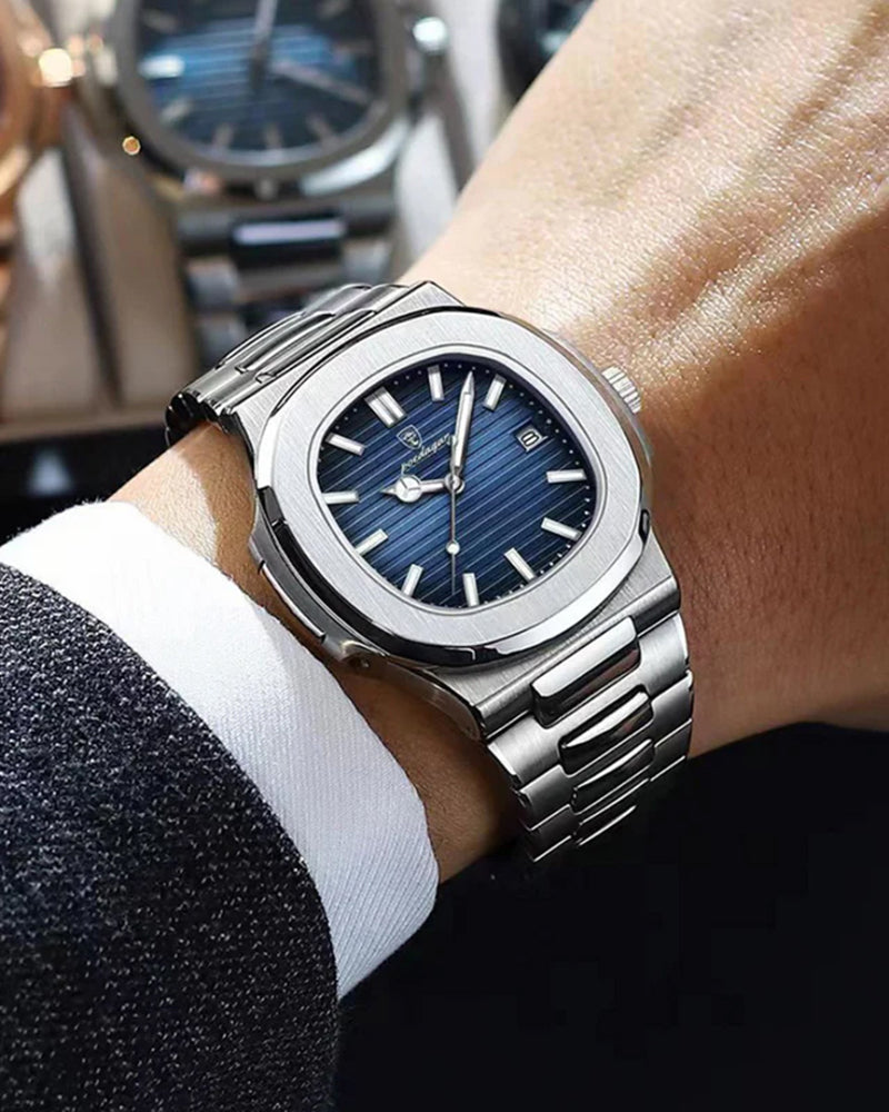 Harrison | Men’s Octagonal Bezel Analog Watch