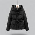 New Winter Jacket Parka Belted Coat — Warm