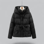 New Winter Jacket Parka Belted Coat — Warm