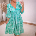 Women's A-Line V-Neck Maxi Dress — view 4