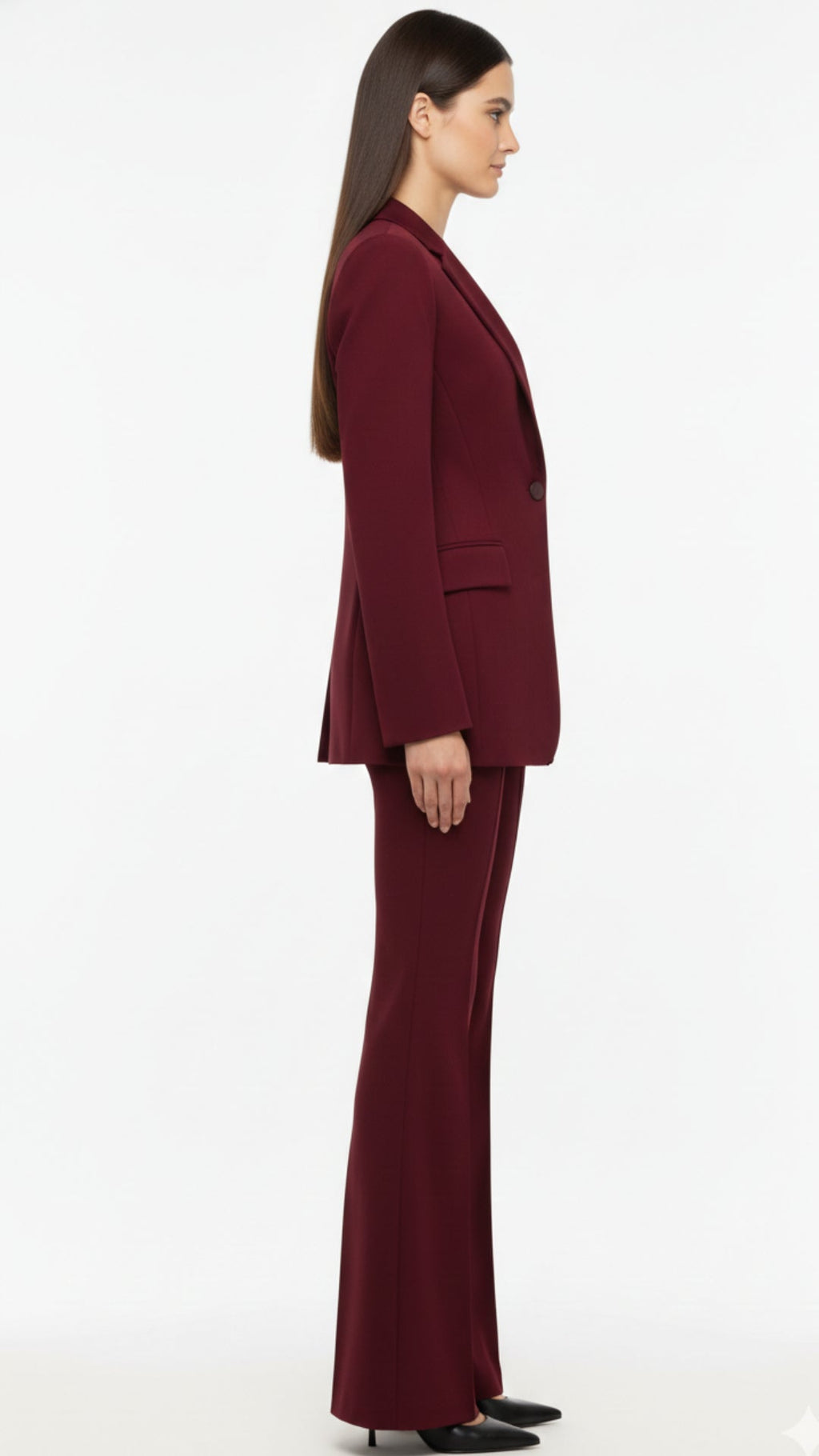 Sidonie | Women’s Gabardine Two Piece Suit — TOPNEWPLACE (view 3)