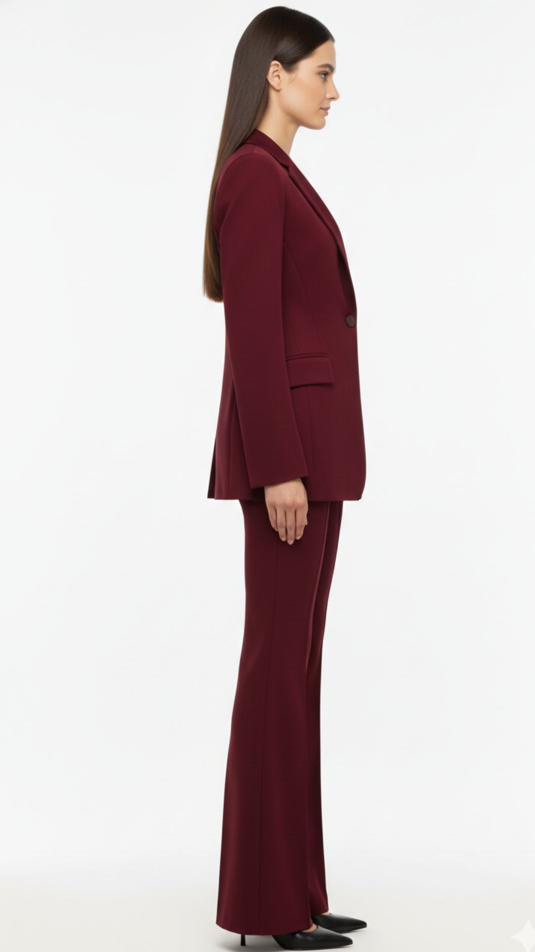 Sidonie | Women’s Gabardine Two Piece Suit — TOPNEWPLACE (view 3)