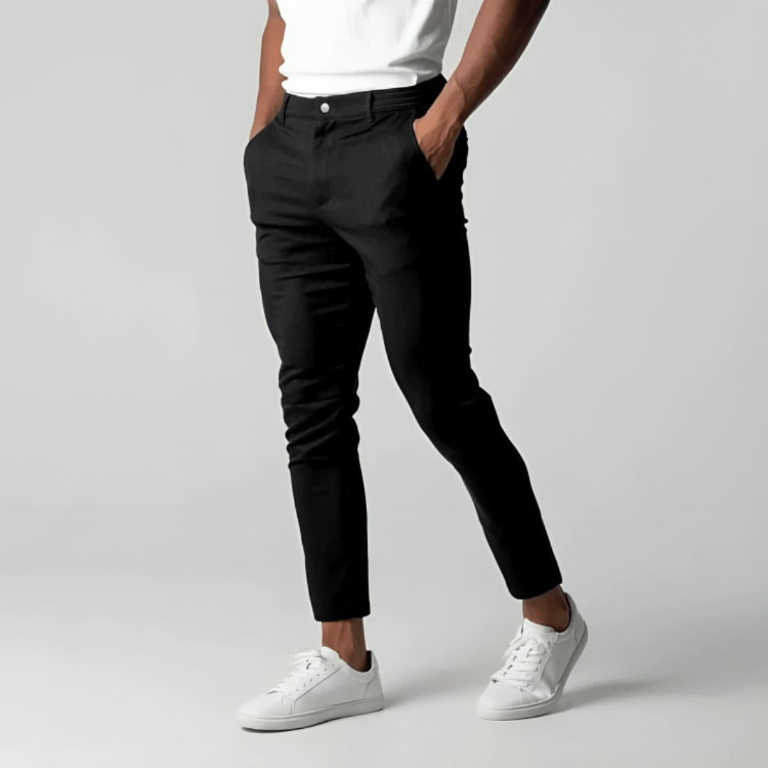 Stretchy Chino Pants For Men — Comfortable Waist