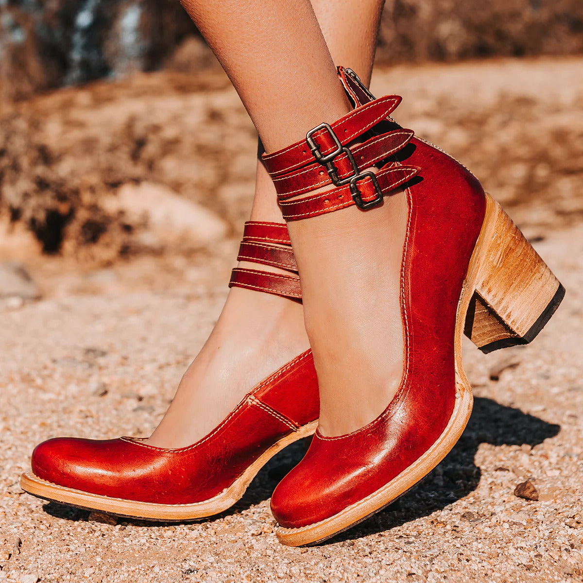 Vittoria | Women’s Triple Ankle Strap Sandals