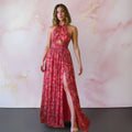 Women's Halter Backless Maxi Dress — view 1
