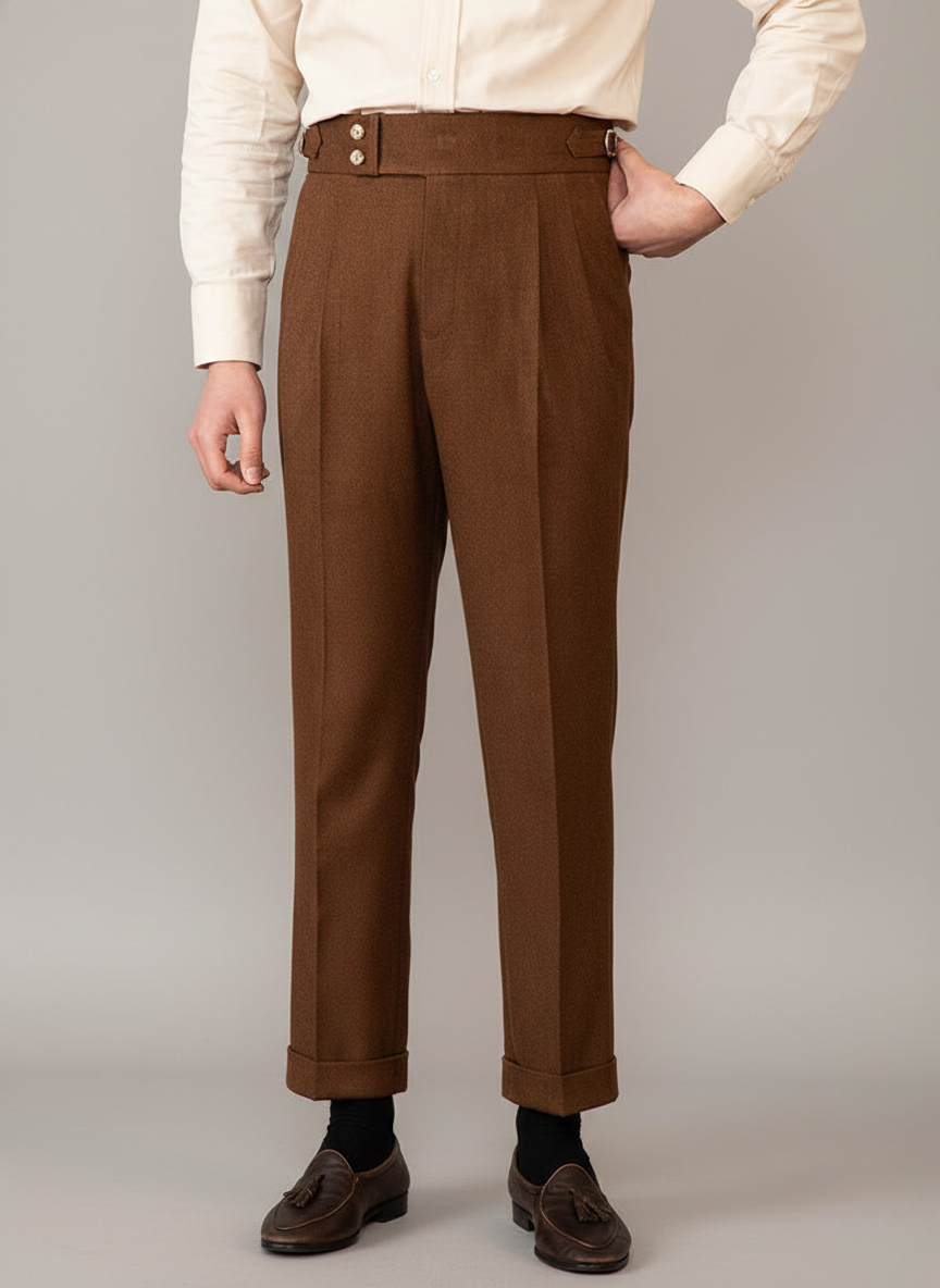 Luke | Men’s Straight Leg Tailored Trousers