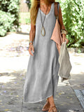 Women's Sleeveless V-Neck Maxi Dress — view 1