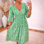 Women's A-Line V-Neck Maxi Dress — view 3