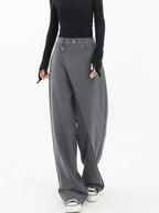 Maelys | Women’s Cross-Front Drape Palazzo Pants — TOPNEWPLACE (view 8)