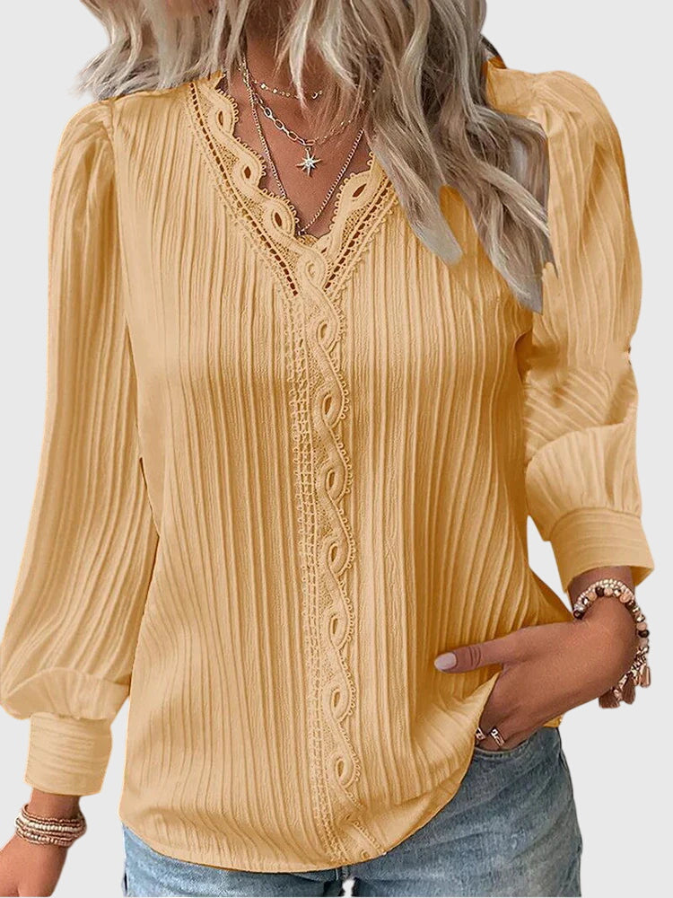 Andrea | Elegant Pullover Blouse — view 1