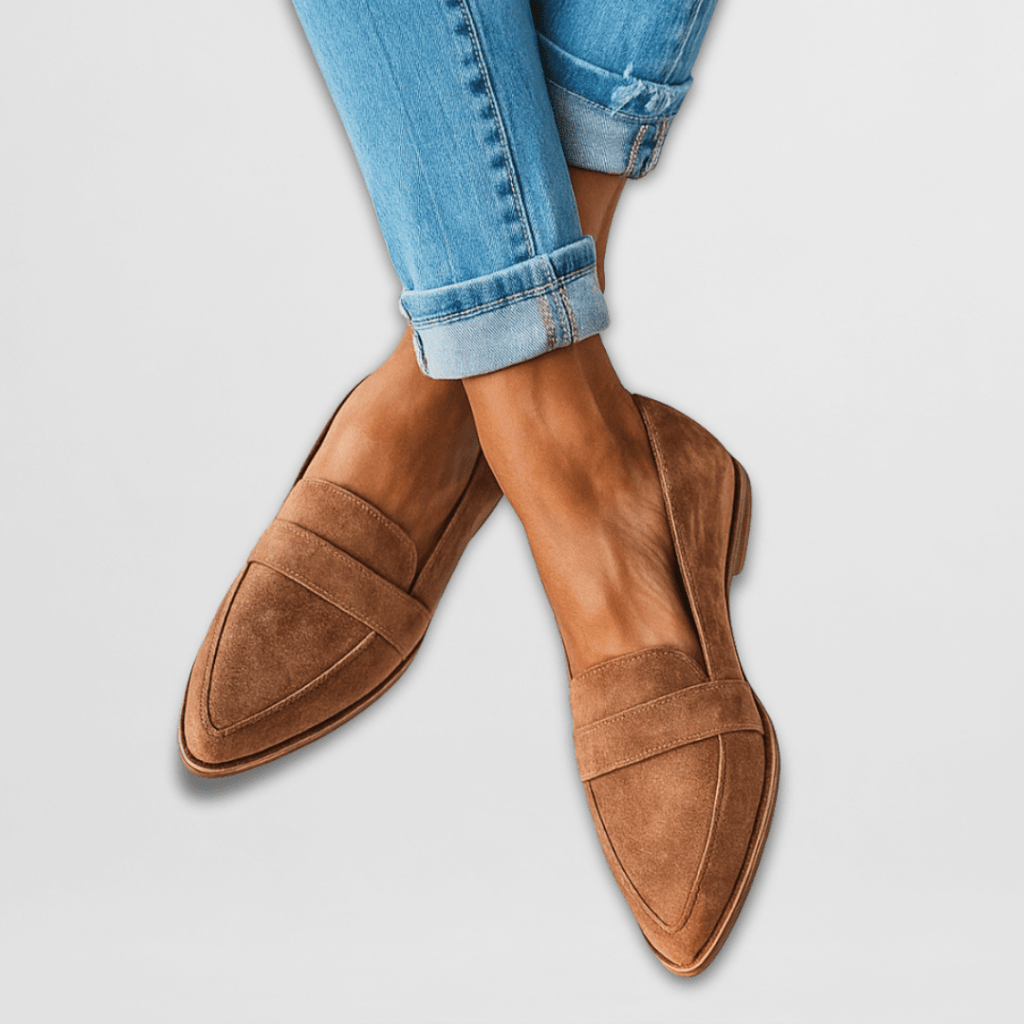 Helen | Orthopaedic Soft Suede Loafers — view 1
