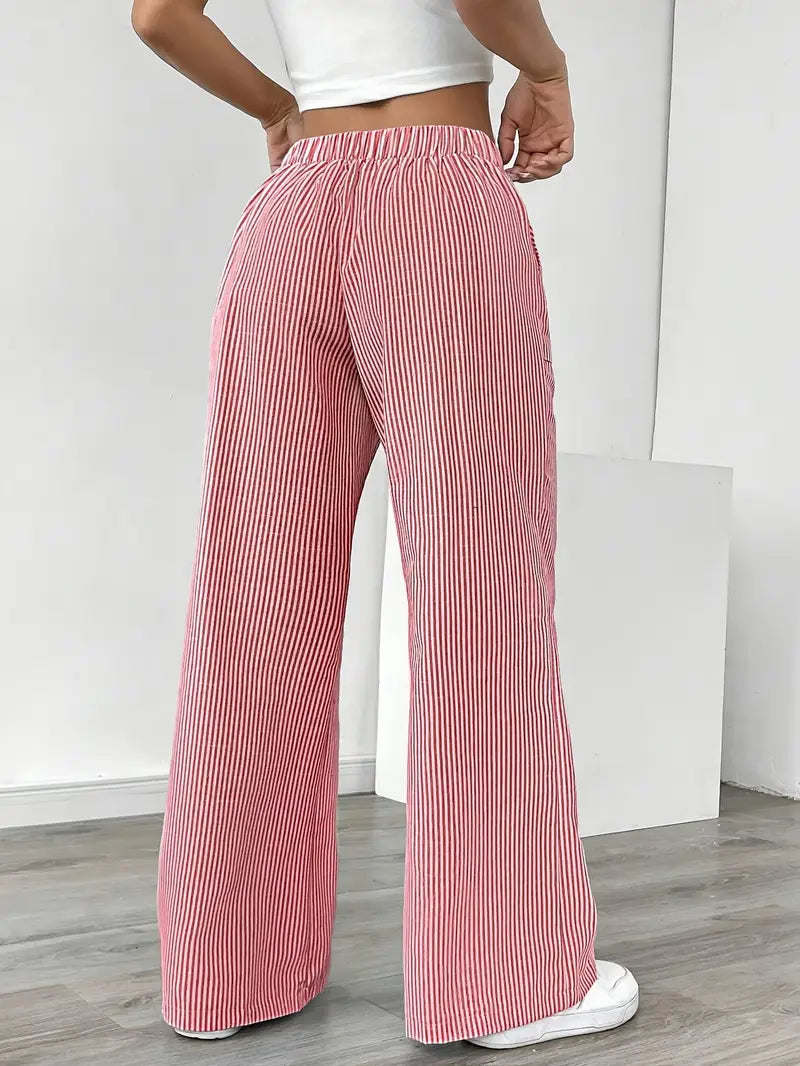 Bernice | Women’s Boho Beach Flare Trousers — TOPNEWPLACE (view 12)