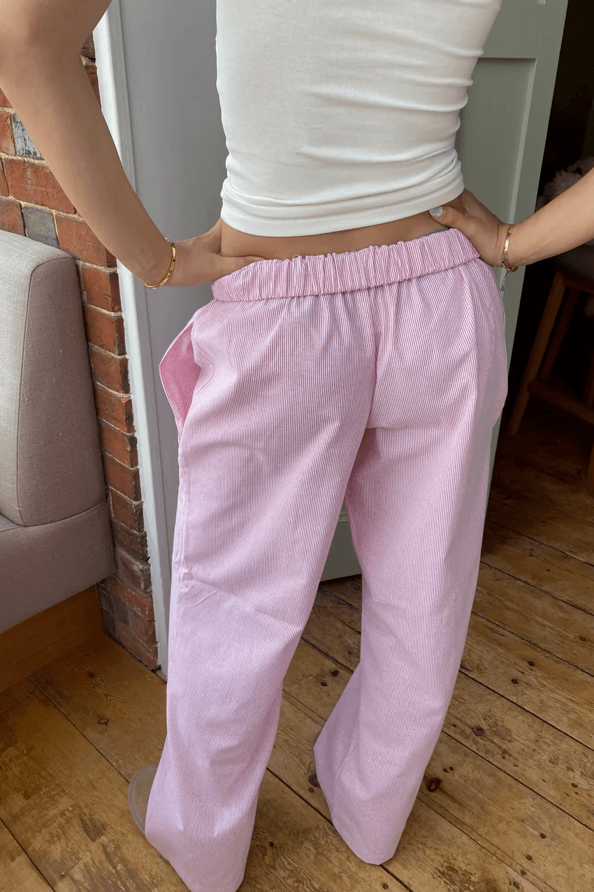 Belle | Women’s Pinstripe Pajama-Style Trousers — TOPNEWPLACE (view 6)