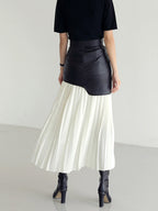 Adelheid | Women’s Pleated Maxi Skirt — TOPNEWPLACE (view 3)