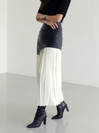 Adelheid | Women’s Pleated Maxi Skirt — TOPNEWPLACE (view 4)