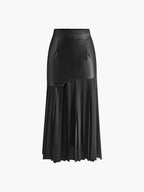 Adelheid | Women’s Pleated Maxi Skirt — TOPNEWPLACE (view 7)