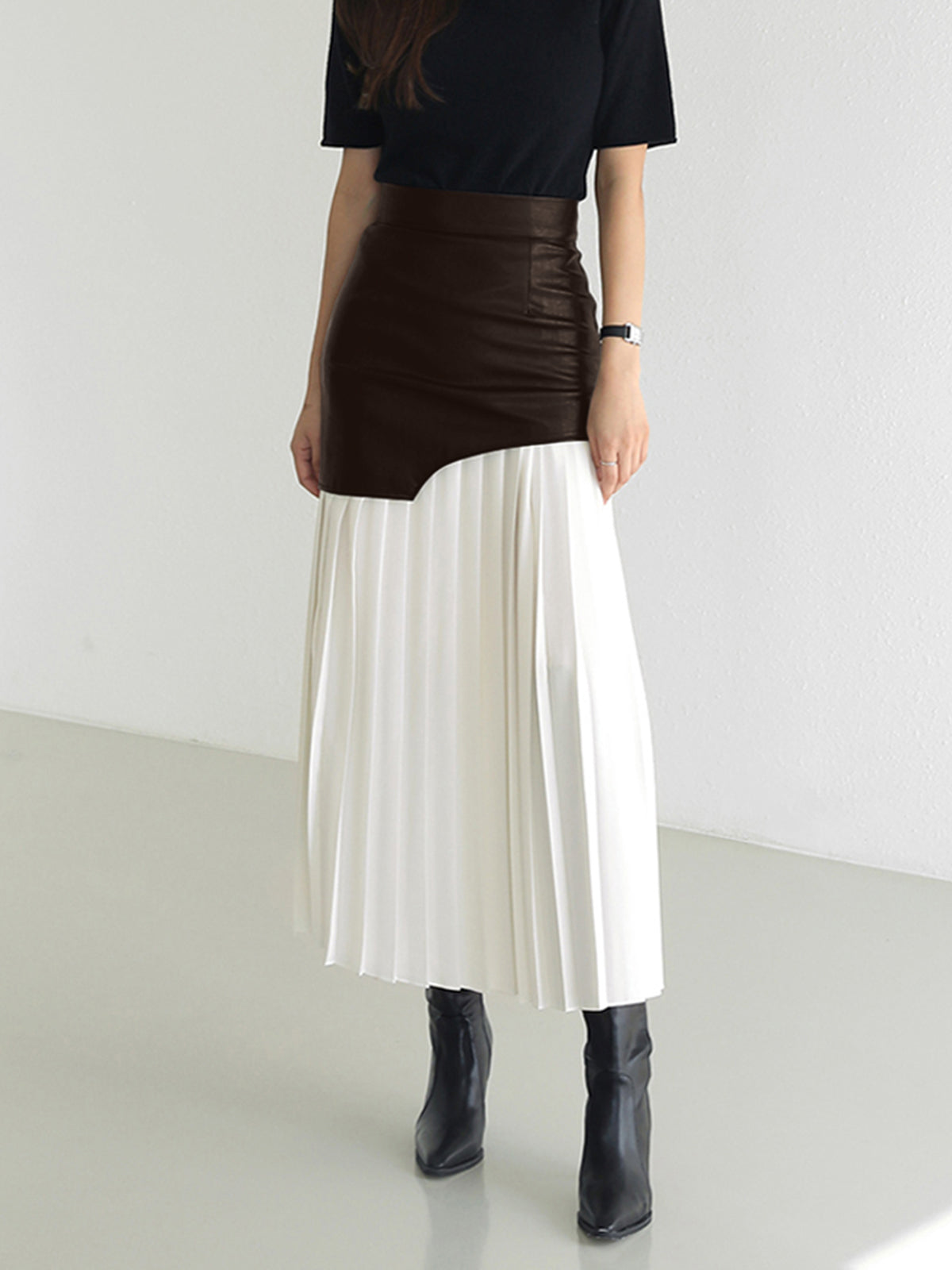 Adelheid | Women’s Pleated Maxi Skirt — TOPNEWPLACE (view 12)