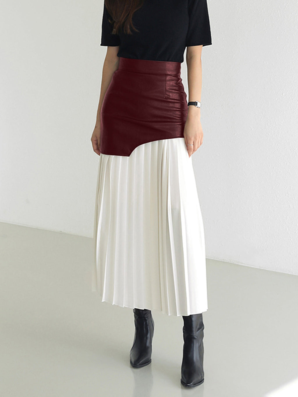 Adelheid | Women’s Pleated Maxi Skirt — TOPNEWPLACE (view 11)
