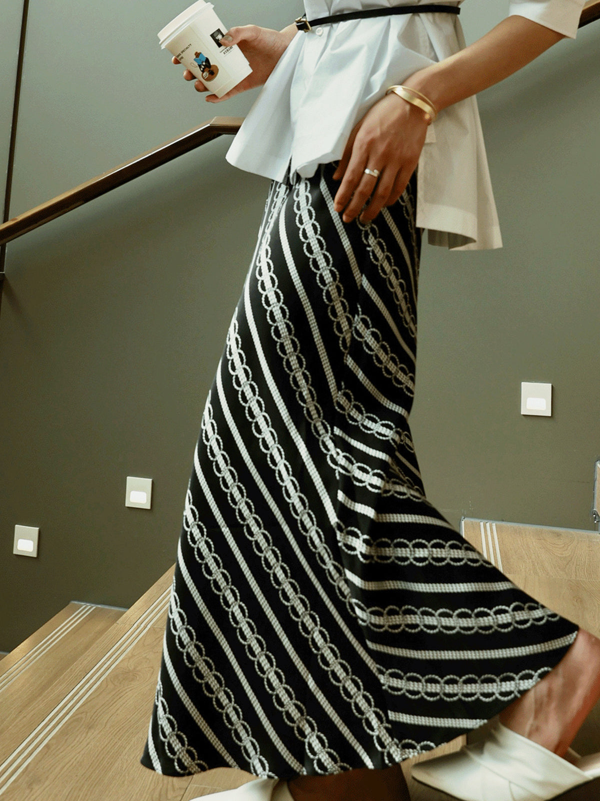Camelia | Women’s Striped Maxi Skirt — TOPNEWPLACE