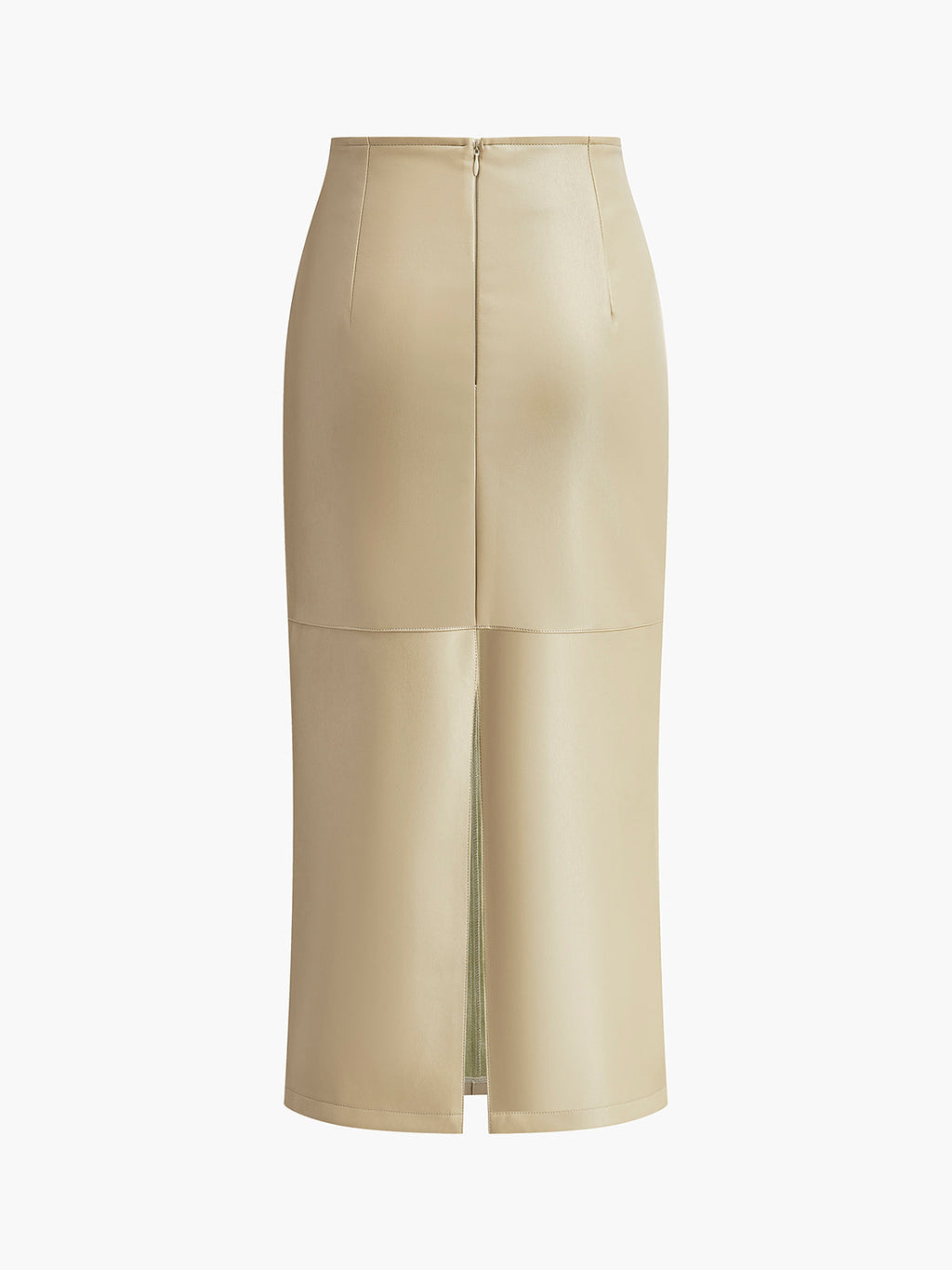 Rosalinde | Women’s Leather Midi Skirt — TOPNEWPLACE (view 3)