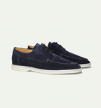 Men's Suede Loafers With Laces — Slip-On