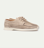 Men's Suede Loafers With Laces — Slip-On