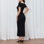 Women's Button-Up Polo Maxi Dress — view 8