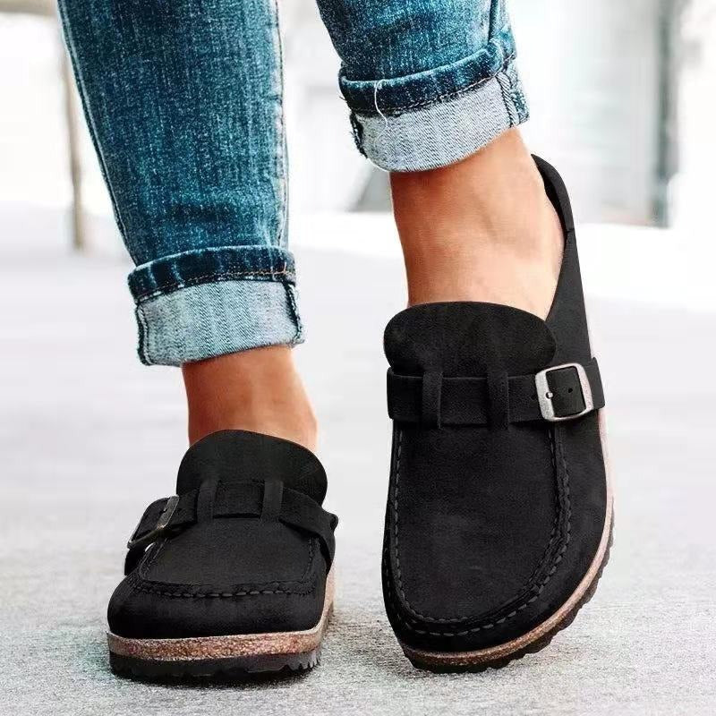 Ginevra | Women’s Open Heel Buckle Strap Sandals — TOPNEWPLACE (view 3)