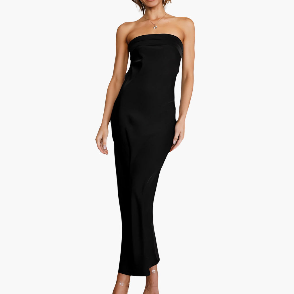 Women's Strapless Evening Maxi Dress — view 2