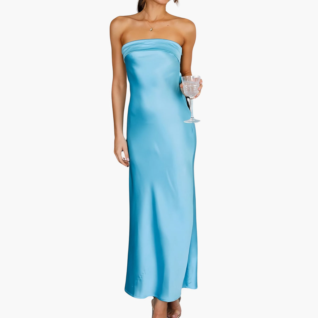 Women's Strapless Evening Maxi Dress — view 1