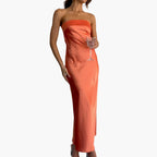 Women's Strapless Evening Maxi Dress — view 5