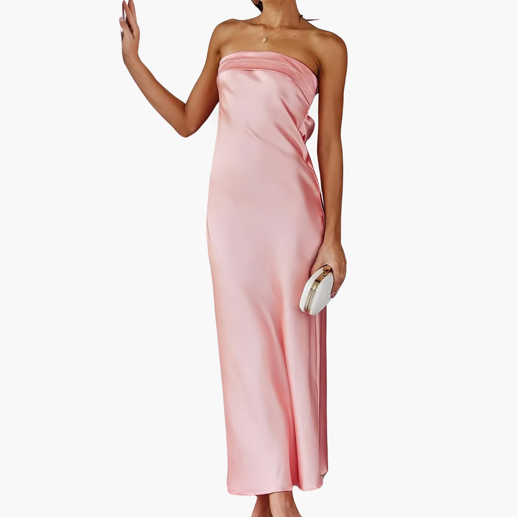 Women's Strapless Evening Maxi Dress — view 6