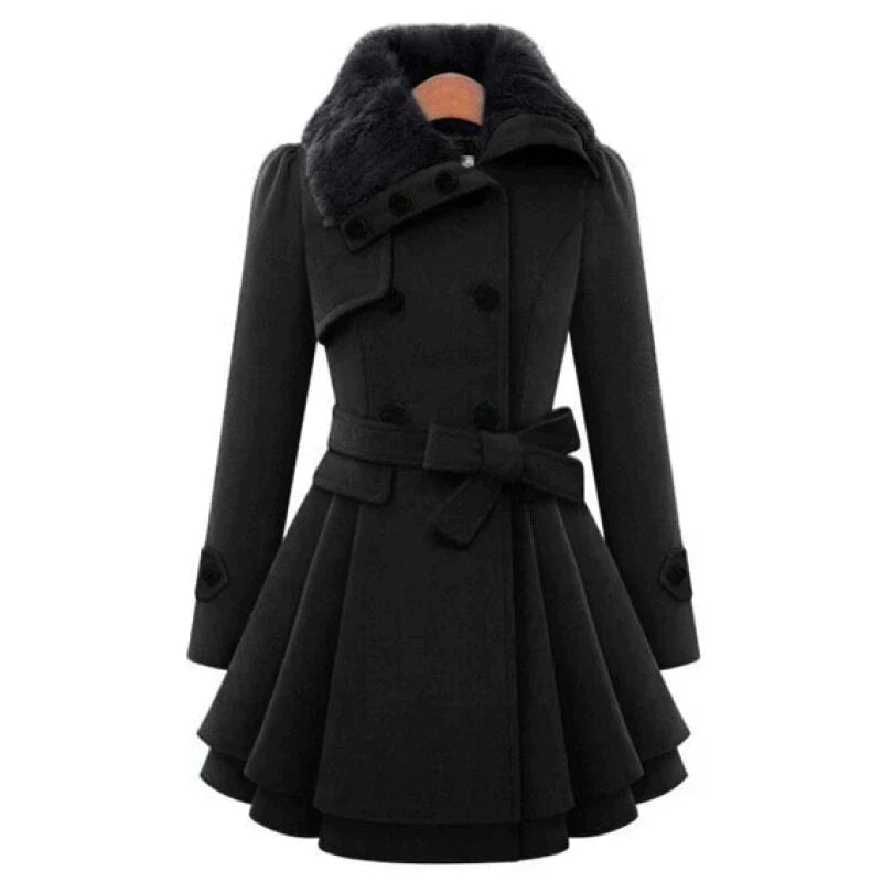 Claudia | Vintage Flair Trench Coat — view 6