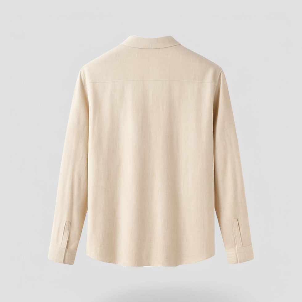 Old Money Linen Shirt For Men — Breathable