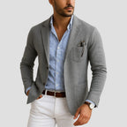 Men's Old Money Blazer With Lapel Collar — Comfortable