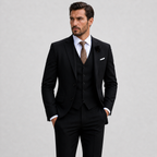Espen | Men's Linen Three-Piece Suit with Waistcoat