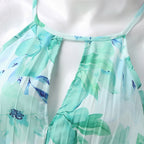Women's Halter Pleated Maxi Dress — view 5