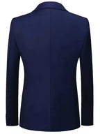 Ingmar | Men's Slim Fit Three-Piece Suit Set with Notched Lapels and Waistcoat