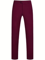 Ingmar | Men's Slim Fit Three-Piece Suit Set with Notched Lapels and Waistcoat