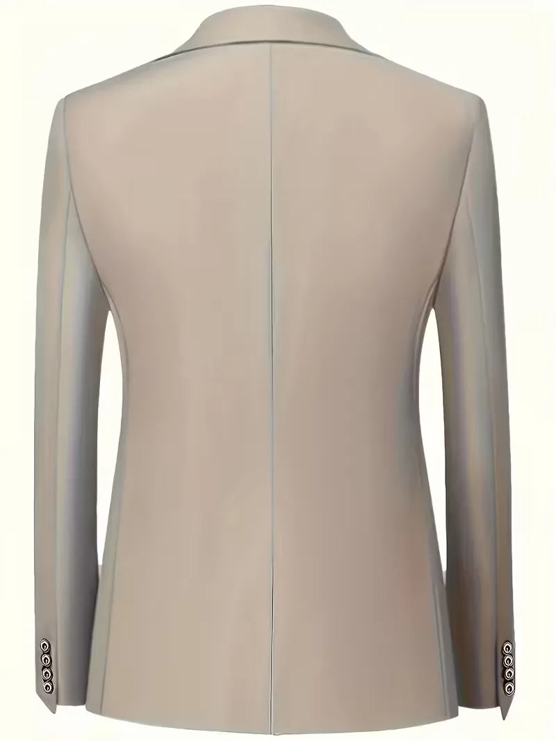 Ingmar | Men's Slim Fit Three-Piece Suit Set with Notched Lapels and Waistcoat