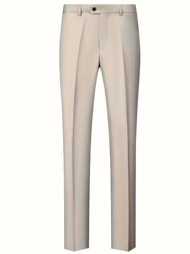 Ingmar | Men's Slim Fit Three-Piece Suit Set with Notched Lapels and Waistcoat