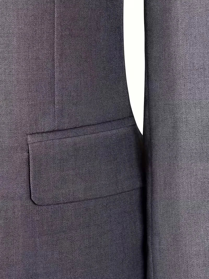 Ingmar | Men's Slim Fit Three-Piece Suit Set with Notched Lapels and Waistcoat