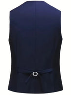 Ingmar | Men's Slim Fit Three-Piece Suit Set with Notched Lapels and Waistcoat