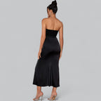 Women's Fitted Strapless Maxi Dress — view 2