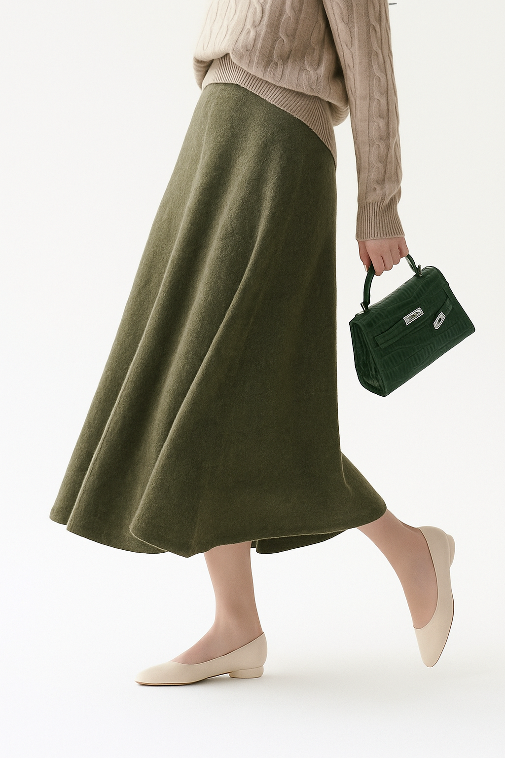 Nives | Women’s Knit Maxi Skirt — TOPNEWPLACE